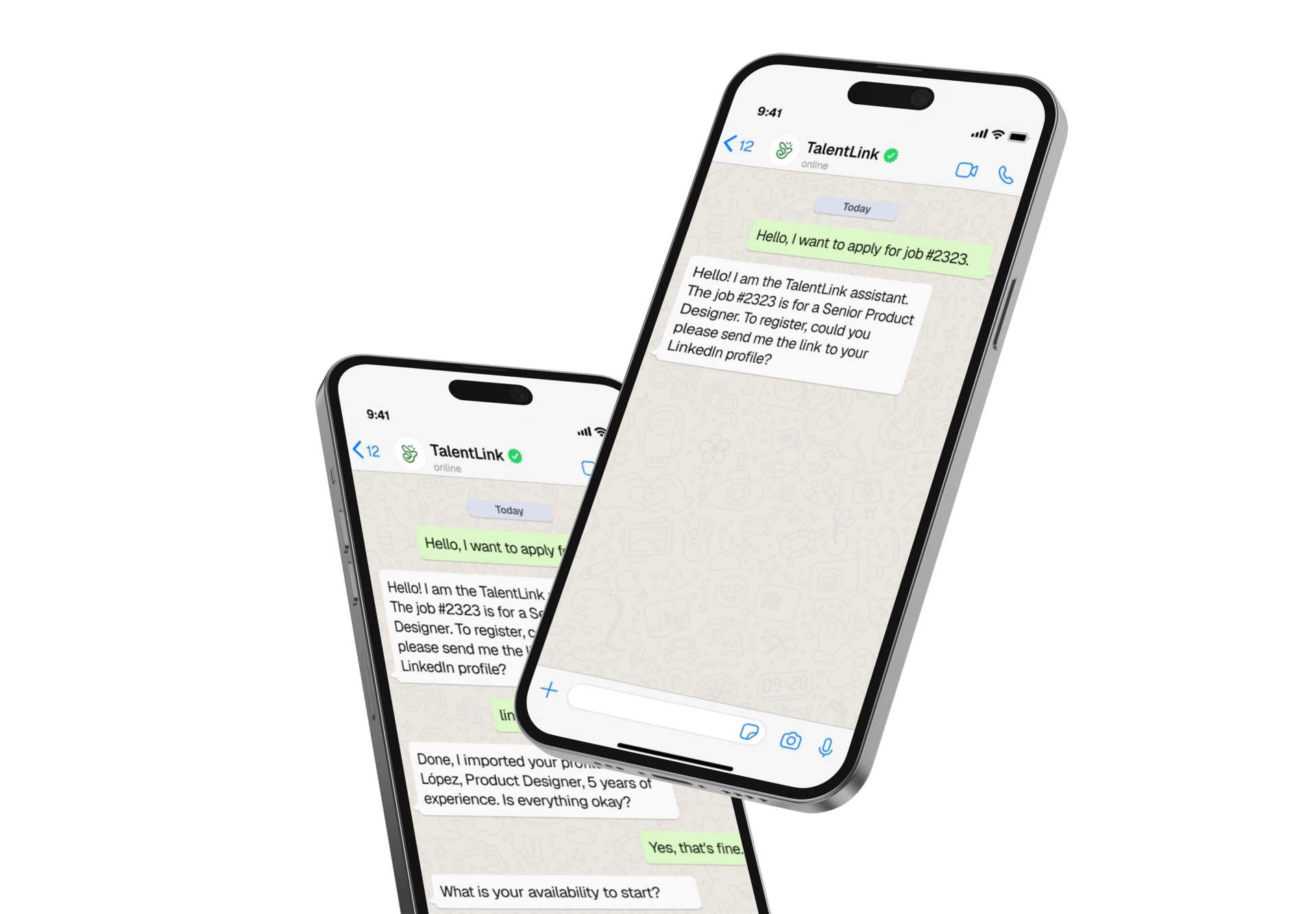Flujo de postulación por WhatsApp
